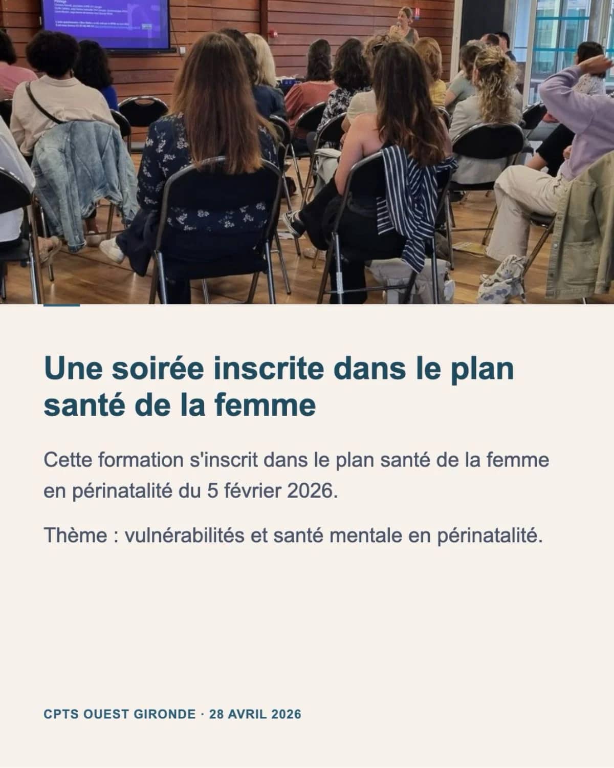 Soirée de formation périnatalité : vulnérabilités et santé mentale — 28 avril 2026 - photo 2