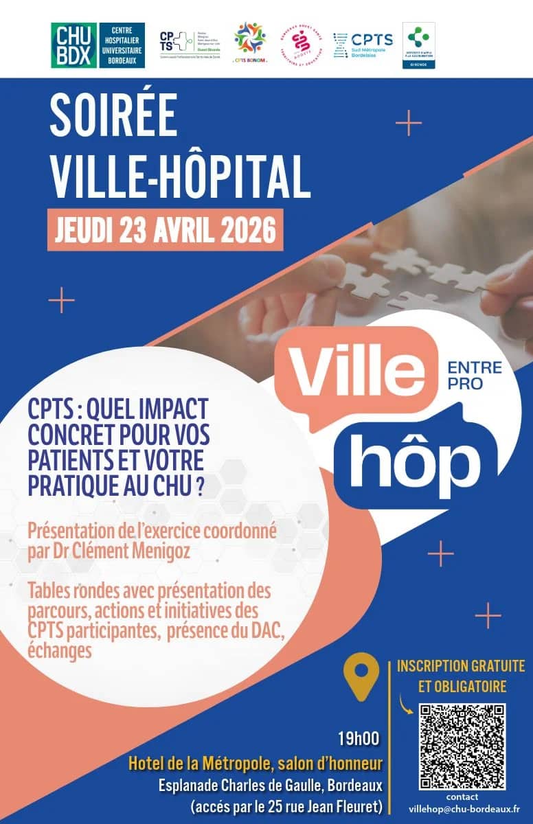 Soirée Ville-Hôpital avec les CPTS BONOM, BOOSTE et Ouest Gironde — 23 avril 2026 - photo 5