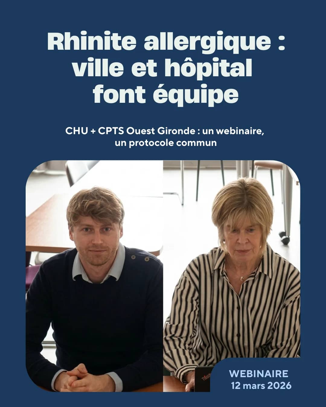 Webinaire Ville Hôp : asthme et rhinite allergique
