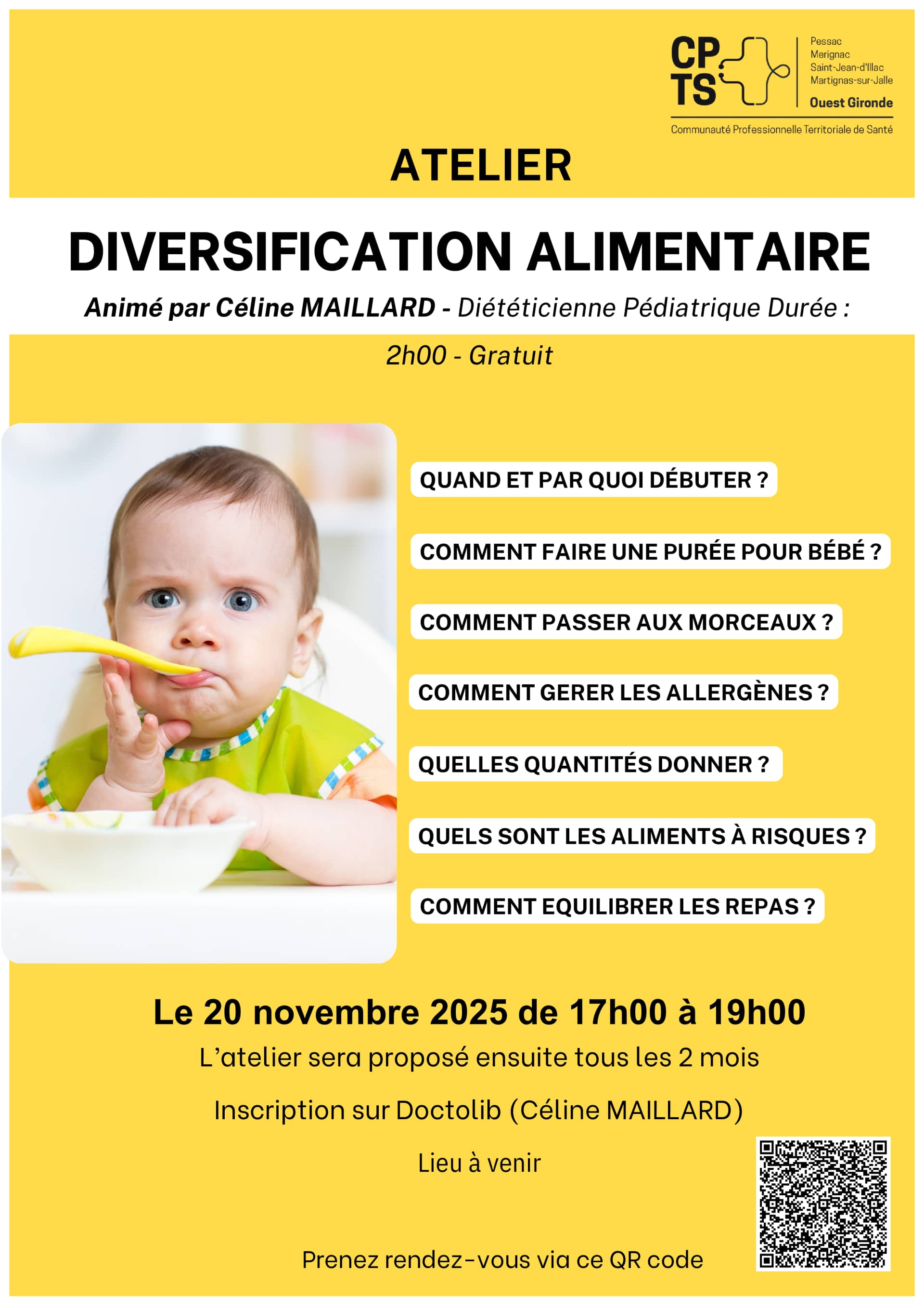 2 ème Atelier de diversification alimentaire - photo