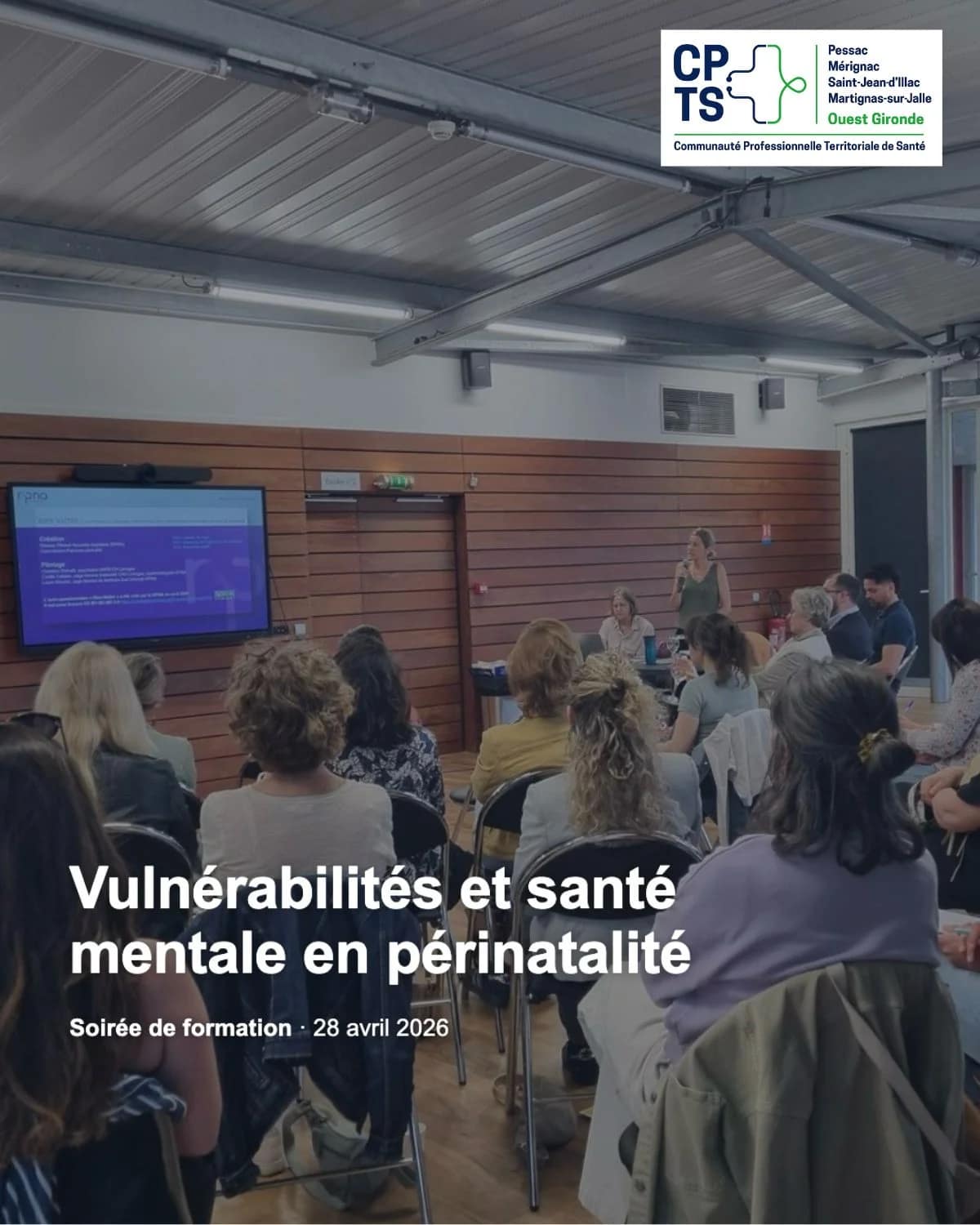 Soirée de formation périnatalité : vulnérabilités et santé mentale — 28 avril 2026