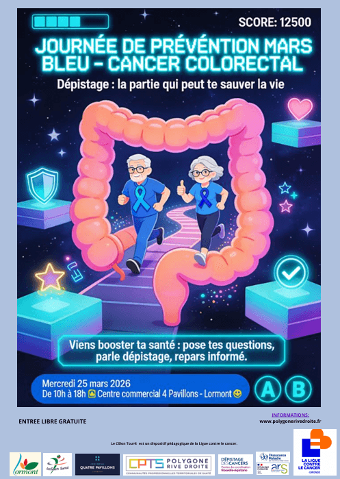 Journée de prévention Mars Bleu 2026 - CPTS Polygone Rive Droite