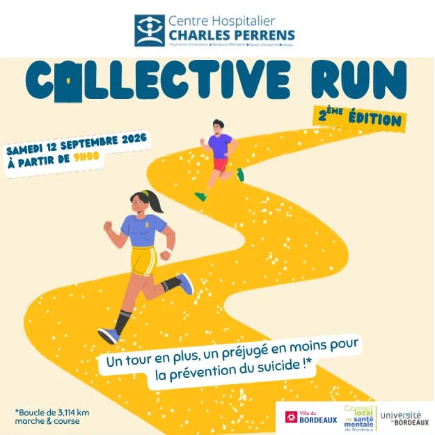 Affiche La Collective RUN, 2ème édition, samedi 12 septembre 2026 à partir de 9h00