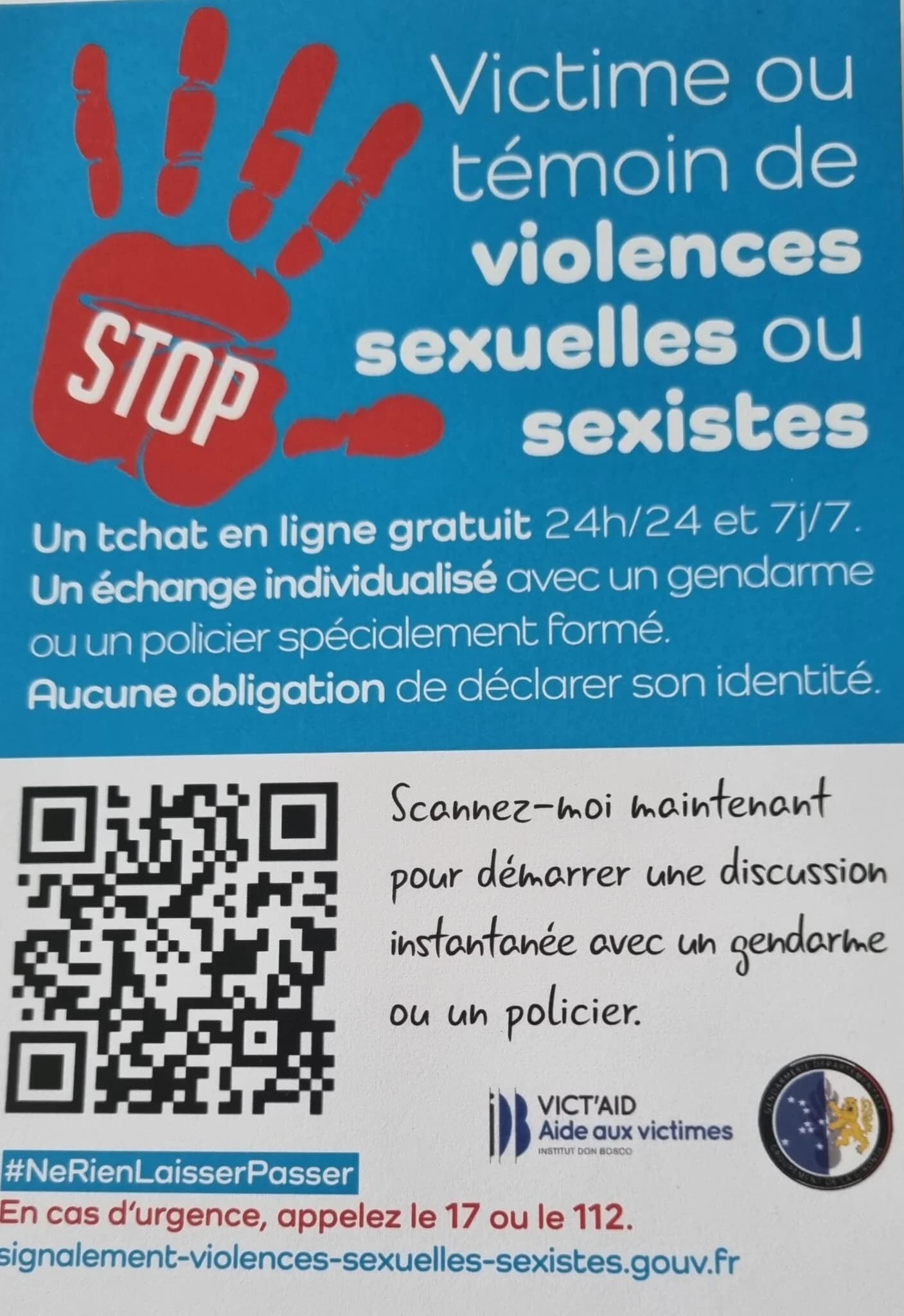Victime ou témoin de violences sexuelles ou sexistes : un tchat en ligne gratuit 24h/24