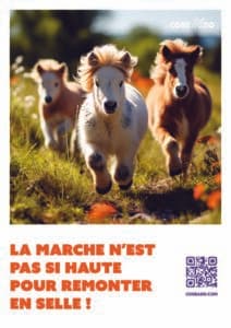 La marche n'est pas si haute pour remonter en selle