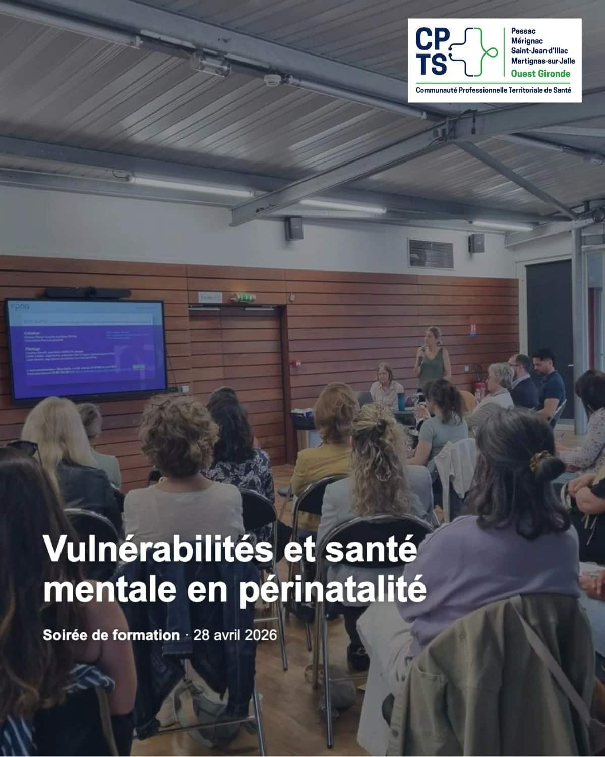 Soirée de formation périnatalité : vulnérabilités et santé mentale — 28 avril 2026