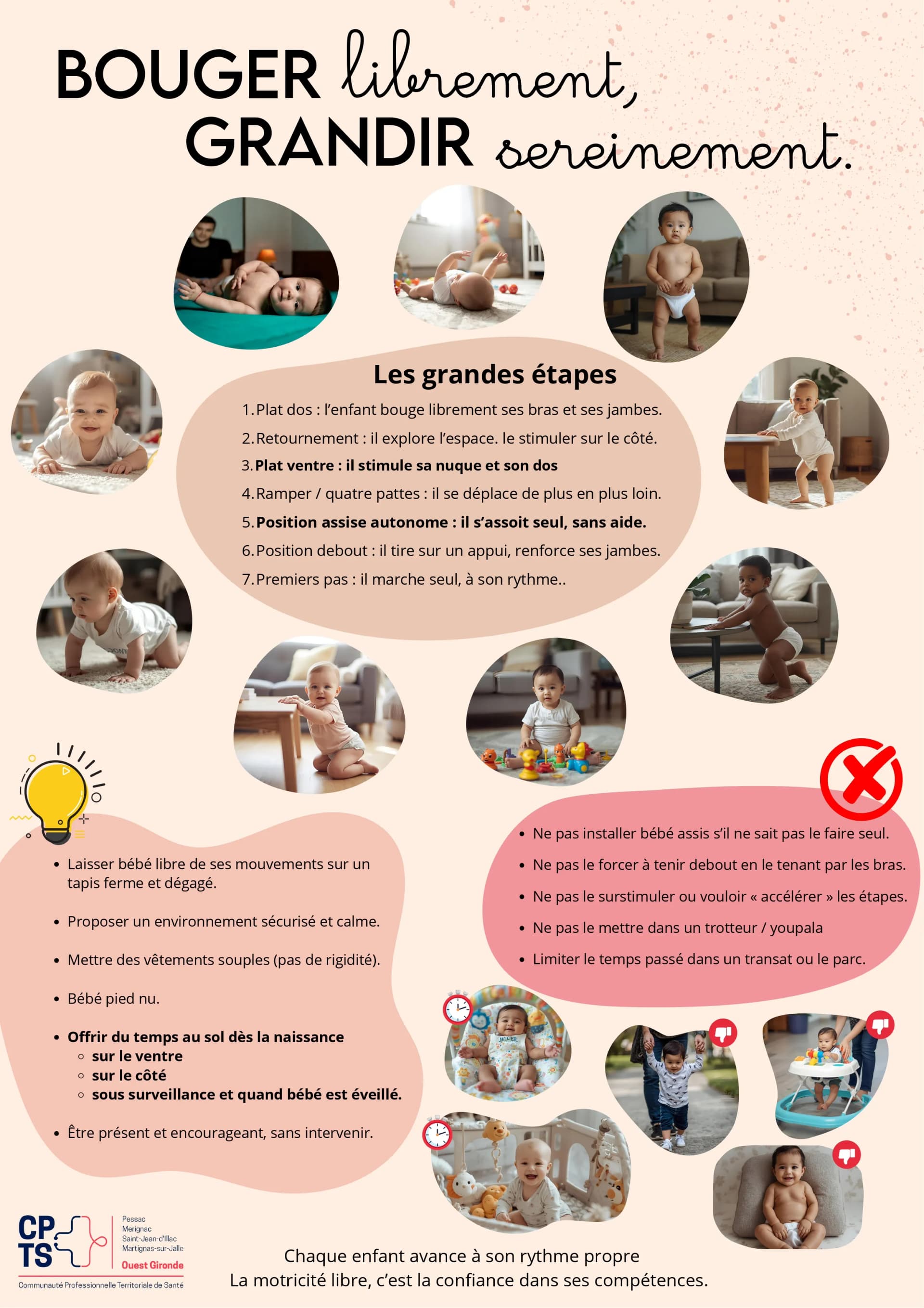 Affiche Motricité libre