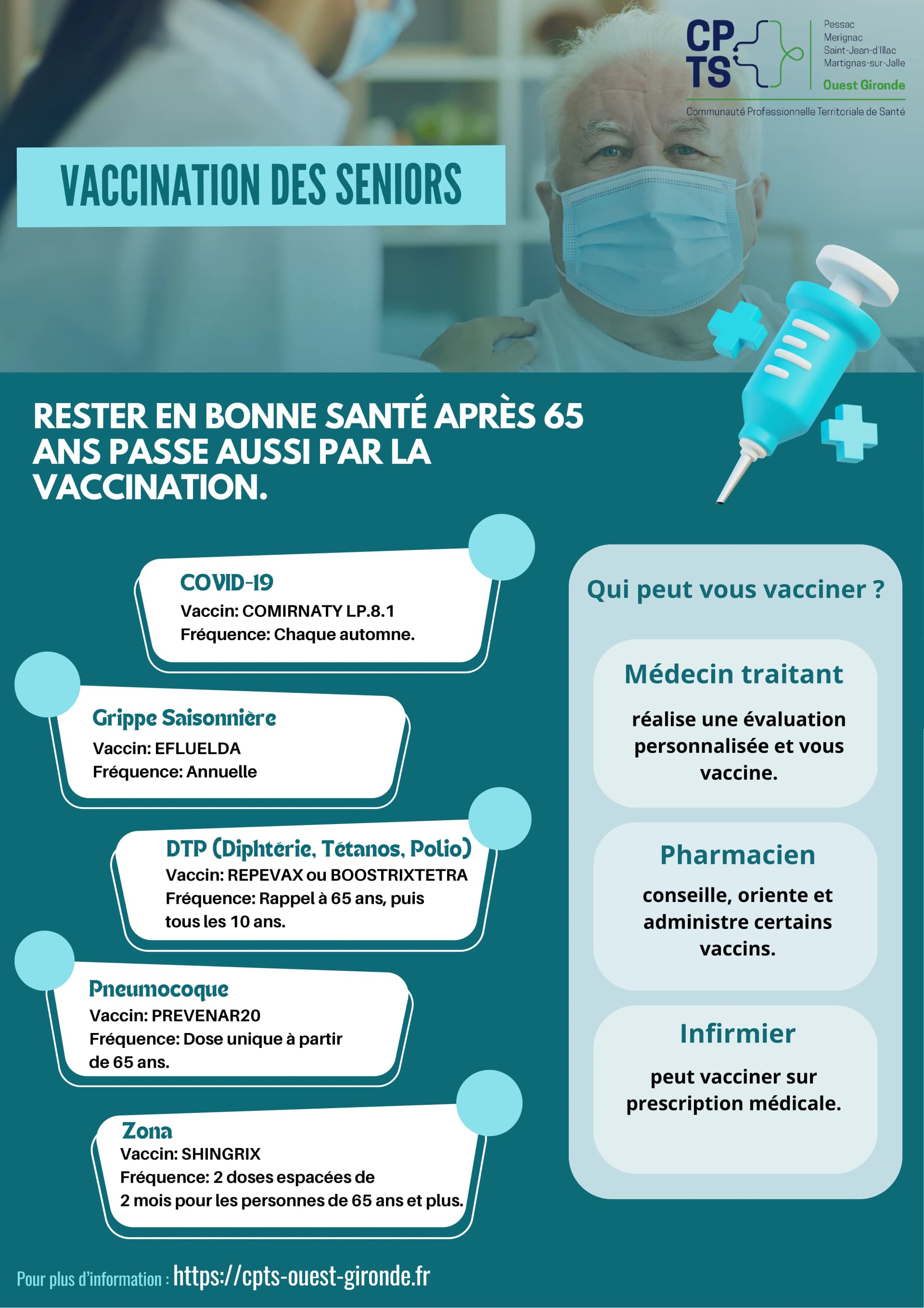 Affiche vaccination seniors